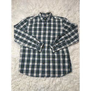 Carhartt Shirt Mens Large Button Down Plaid Long Sleeve Workwear Cotton Casual
